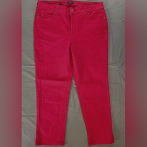 NYDJ Red Cropped Jeans, 20W